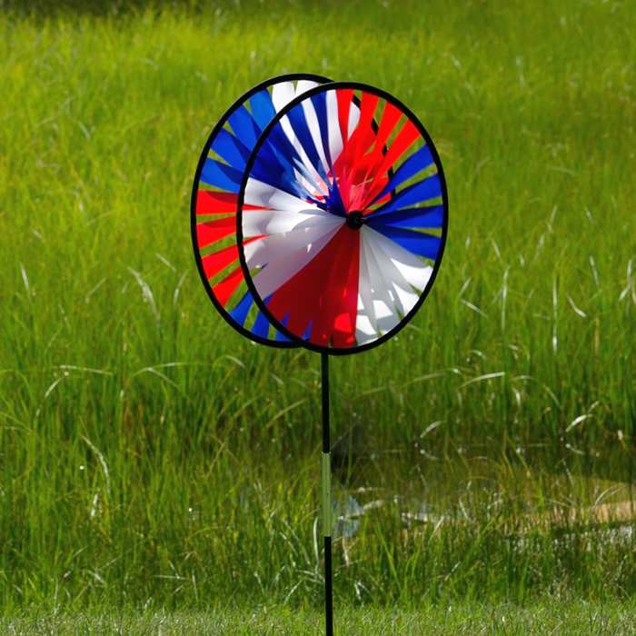 Patriotic Double Wheel Spinner